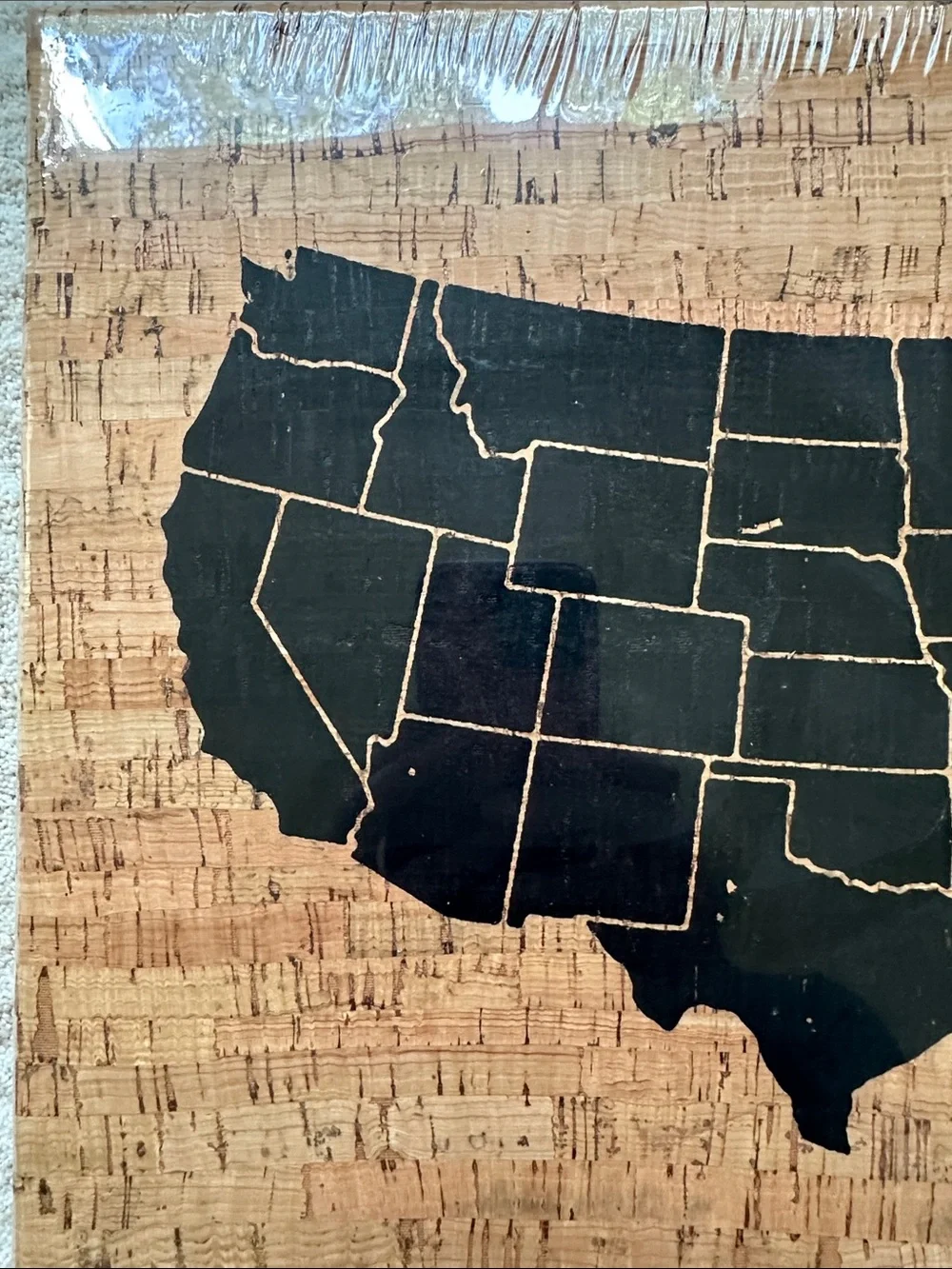 Target Cork Memo Board with 4 Push Pins United States 14.5x11 inch
